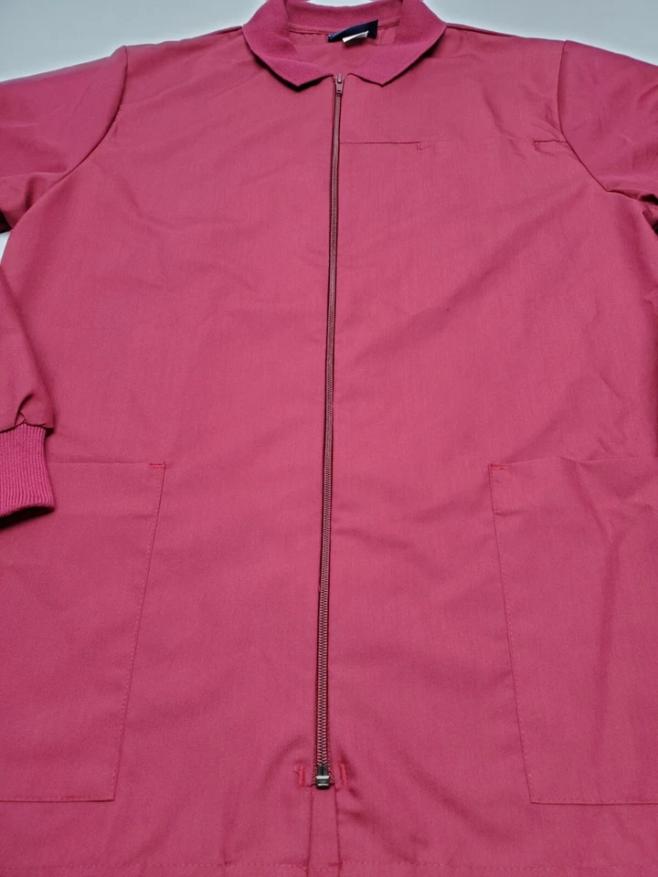 Vtg. Prowhites By Crest Server Uniform Shirt Mauve Size 38 Made In USA NWT - Image 2 of 4