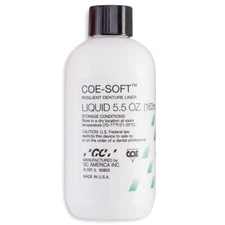 GC Coe-Soft - 6 oz. Liquid. Soft Denture Reline Material, Self-Cure