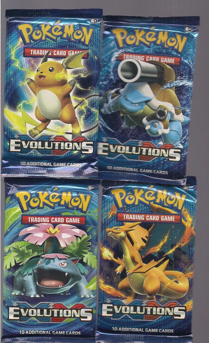 POKEMON XY EVOLUTION 4 PACK ART SET