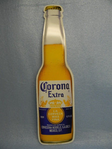 MINT NEW OLD STOCK 2007 RARE CORONA EXTRA BEER BOTTLE TIN SIGN MEXICO MODELO
