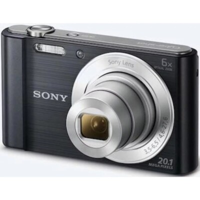 Sony Cyber-shot DSC-W810 20.1MP 6X Compact Digital Camera Black 85