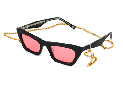 X-LAB Sonnenbrille Mod. Bali 01 schwarz/rosa
