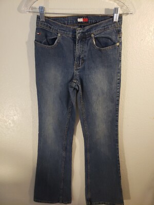 Tommy Jeans Bootcut Medium Wash 2- Pocket Womens Size 5 Blue 