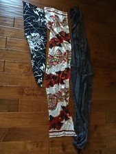 Scarves Lot of 3 Liz Claiborne Silk 11x60 Unbranded 26x66 Unbranded 10x35