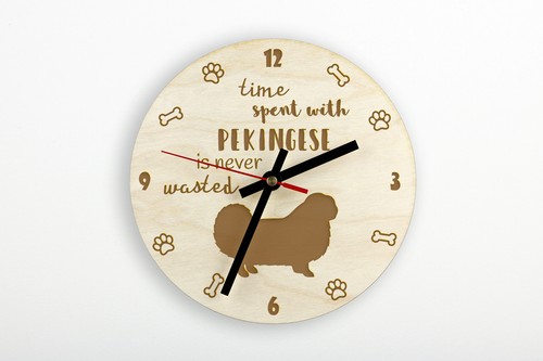 Pekingese plywood clock Art-Dog - Picture 5 of 7