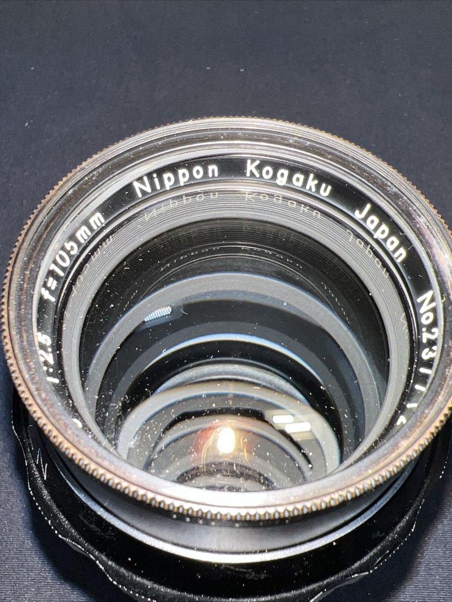 Nikkor-p Auto 1:25 f=105mm Nippon Kogaku Japan Lens | eBay