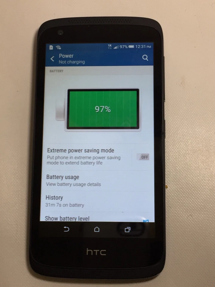 HTC 526 Desire 8GB Verizon Black Smartphone - Image 4 of 4