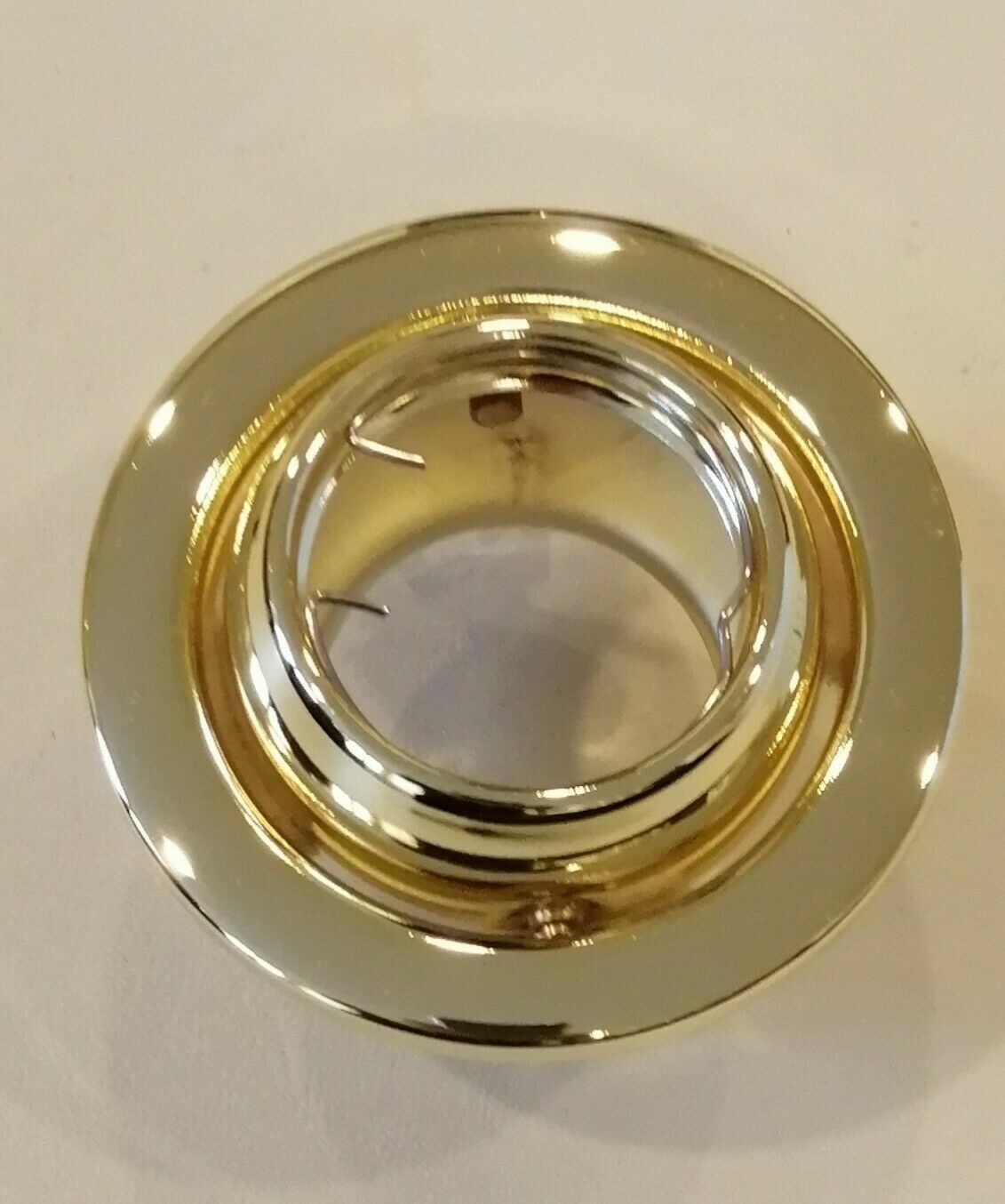 EYEBALL ADJUSTABLE DOWNLIGHT SPOT LIGHT TILT Rotating GU10 Satin Chrome