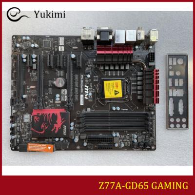 FOR MSI Z77A-GD65 GAMING LGA1155 32GB DDR3 HDMI DVI-D VGA ATX Motherboard