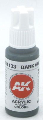 AK Interactive AK11133 Dark Green Grey [17ml] (3rd Gen Acrylic