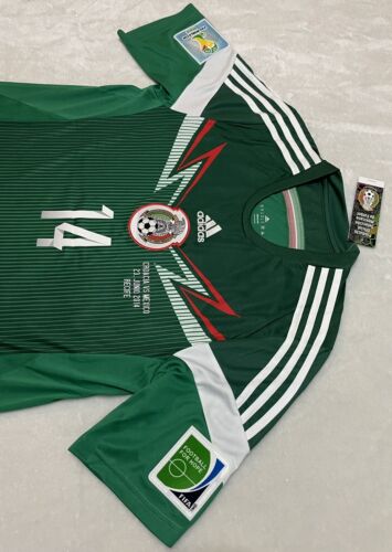 ADIDAS MEXICO CHICHARITO FIFA WORLD CUP BRASIL 2014 SIZES M or L USA CHIVAS - Afbeelding 1 van 19