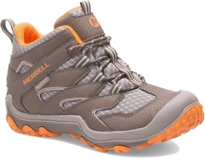 Merrell Z5345* Kids Grey/Orange Chameleon 7 Access Mid WP Hiking