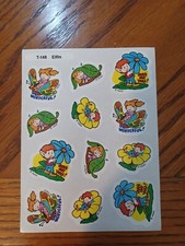 Vintage Trend Stinky Stickers sheet 12 Scratch  Sniff Elfin T-148