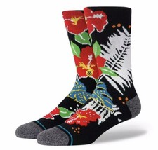Stance Jeronimo INFIKNIT Crew Socks Men's Tropical Socks Size Medium 6-8.5 NWT
