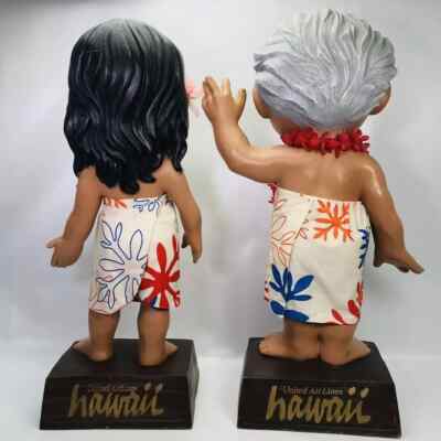 Menehune United Airlines Uncle & Auntie 2-piece set, 70's original