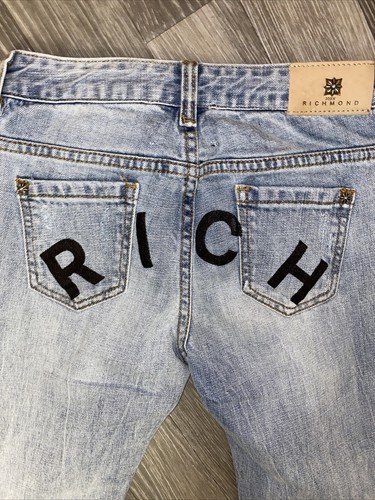 Boys Jeans - Age 6 John Richmond Clint Eastwood New Tags - Picture 8 of 10