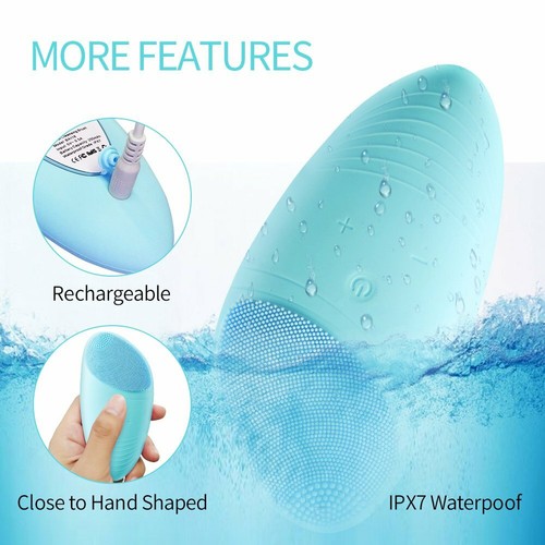 Deep Cleansing Silicone Exfoliating Face Brush Facial Massage Pad Free Postage