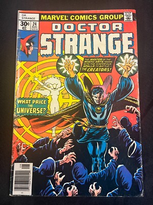 1977 Aug Issue 24 Marvel Doctor Strange Comic Book KB 62923