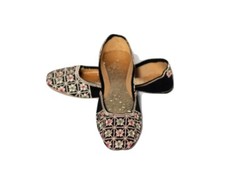Punjabi jutti Indian khussa flat shoes Womens shoes mojari Sandal US Size 7