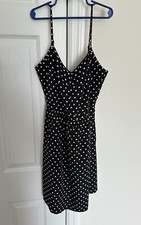 J Crew Spaghetti Strap Mini Dress Women’s Size 2 Polka Dot Lined NWT Ships Free