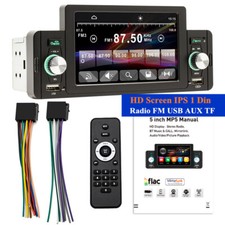 5" HD Screen IPS 1 Din Car Stereo Radio FM USB AUX TF MP3 MP5 Player Dash Parts