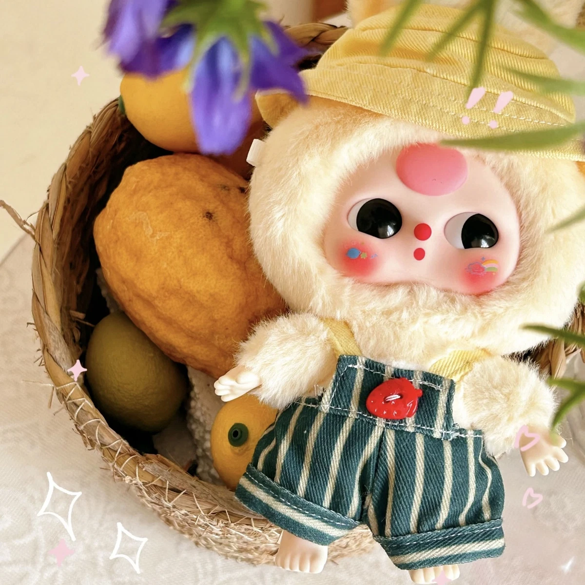 Baby Three Macaron Bunny Series Blind Box Figure Plush Toy
