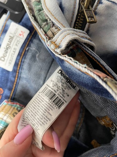 Desigual vintage denim pants size 34 - Picture 3 of 4