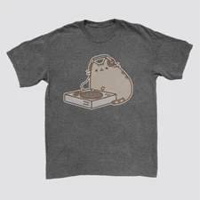 Men's Pusheen Short Sleeve Graphic T-Shirt - Charcoal Gray M