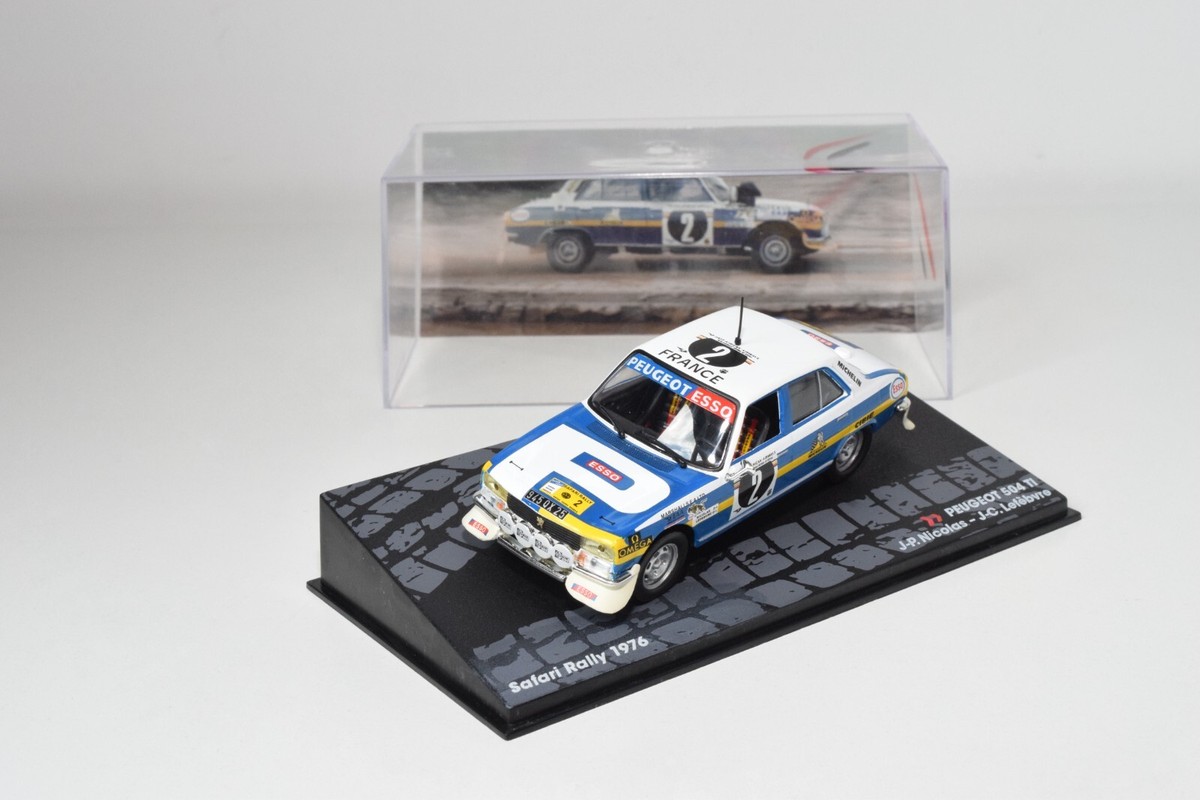 Modèle Réduit Peugeot 504 Safari Rally Kenya 1976 - Altaya 1/43 - Neuf