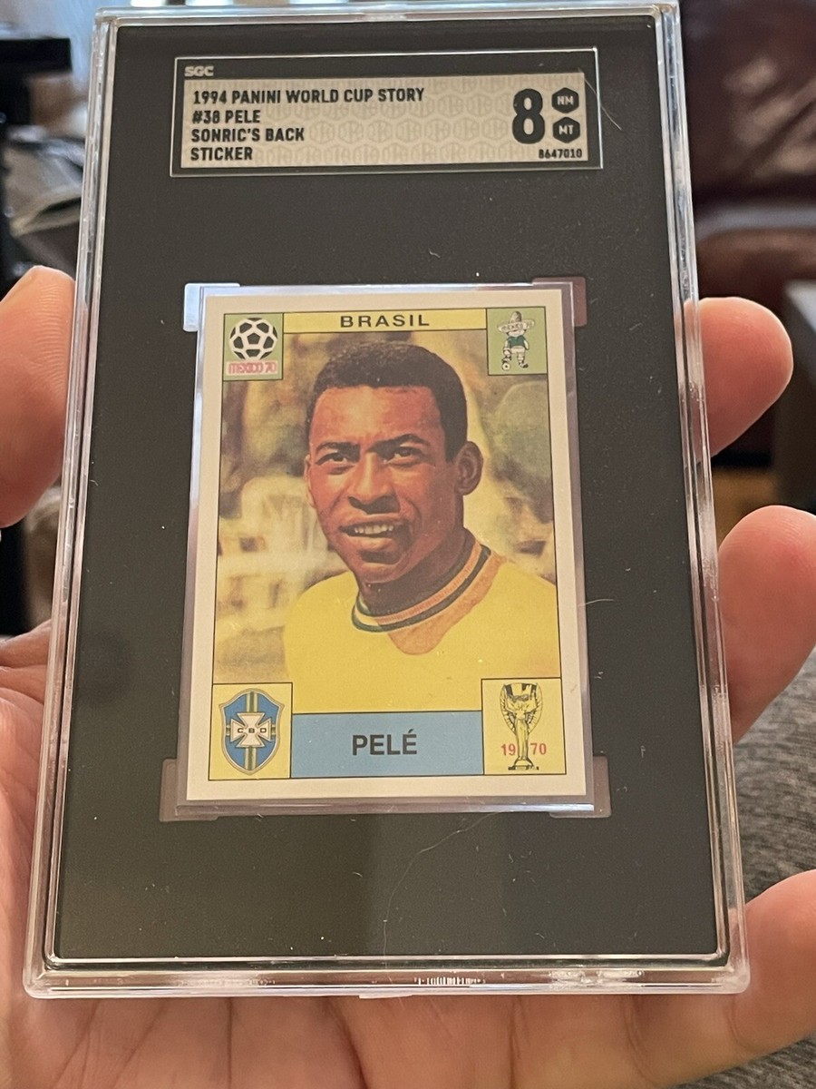 1970 PELE PANINI WORLD CUP STORIES #38 1994 SGC 8 | eBay