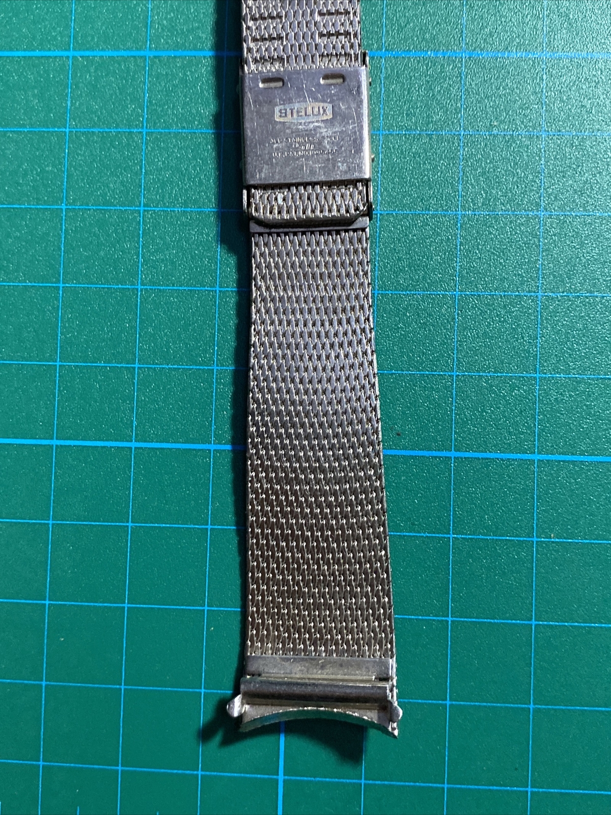 Stelux NOS Mesh Stainless Steel Bracelet eBay