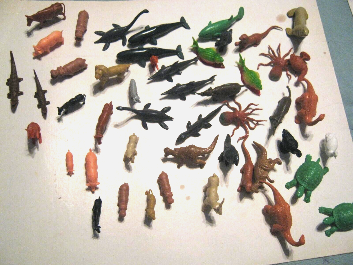 Mixture of Toy Farm Zoo Sea Animals & Dinosaurs | eBay