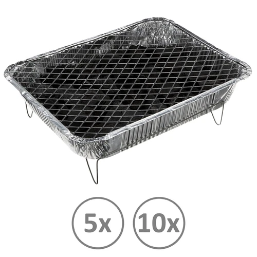 Einweggrill Camping Grillen BBQ Picknick Grill Alu Einmalgrill GRILLCHEF