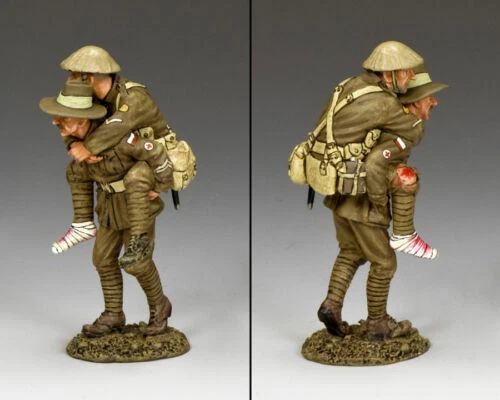 Petits soldats contemporains en plomb peint