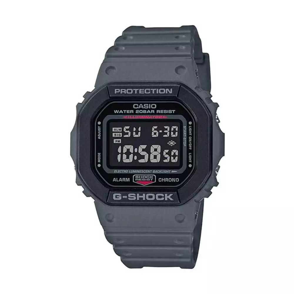 Casio G Shock DW 5610SU 8D Digital Gray Mens Watch 200M WR DW 5610