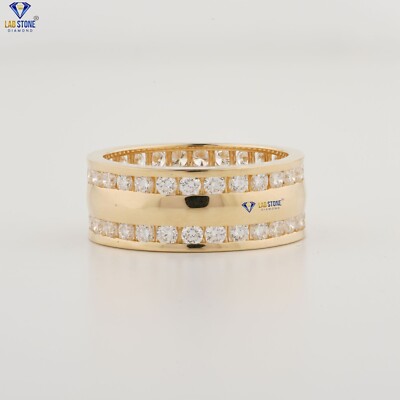1.67 TCW Round Brilliant Cut Labgrown Diamond Ring  925 silver LabStone