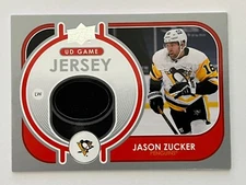 2021-22 Upper Deck Jason Zucker UD game jersey #GJ-JZ