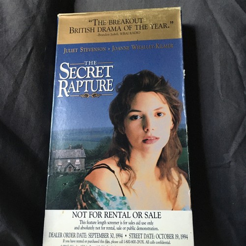 The Secret Rapture (VHS, 1994) Screener Juliet Stevenson 86162429330| eBay