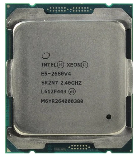Intel Xeon E5-2680v4 14 cores 28 threads 2.4Ghz - 3.3Ghz
