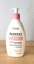 New Aveeno Active Naturals Creamy Moisturizing Pure Oat Oil 12 fl. oz. / 354 ml