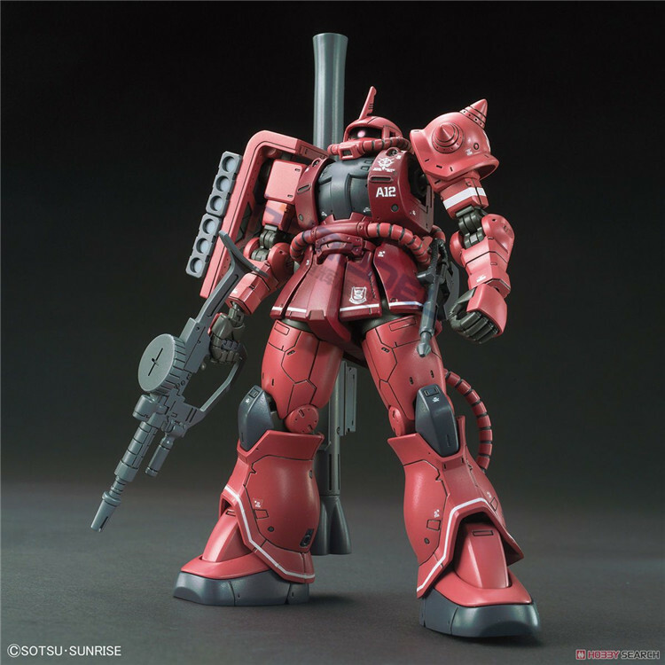NEW Bandai HG 1/144 GTO MS-06S Zaku II Red Comet Version NEW Bandai HG 1/144 GTO MS-06S Zaku II Red Comet Version