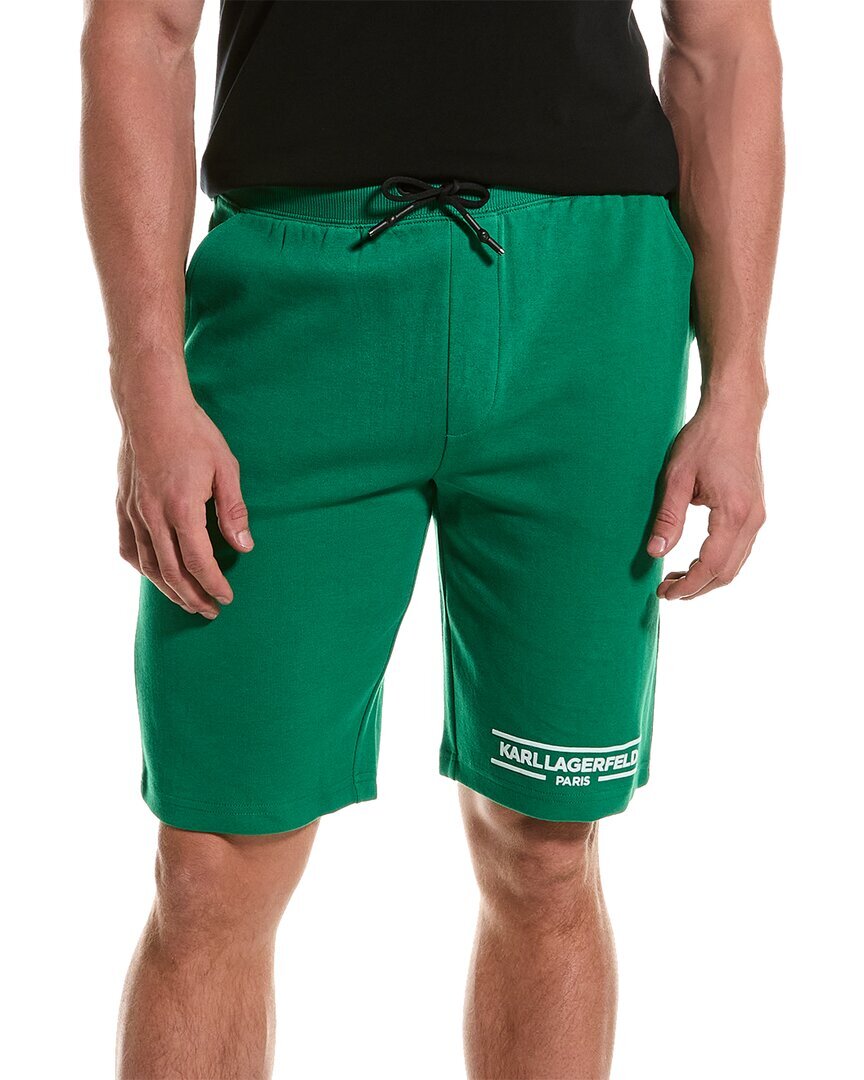 Короткие мужские шорты с логотипом Карла Лагерфельда 7690₽