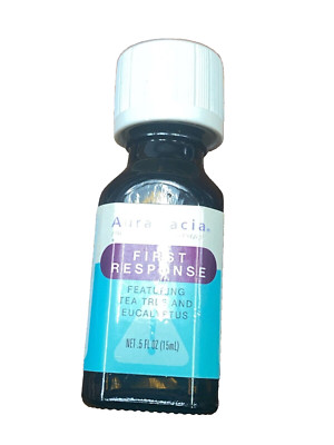 Set Of 8 Essential Oils Aura Cacia First Response-Essential Oil 0.5 oz