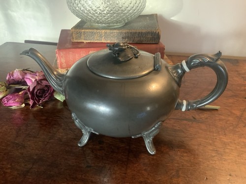 Broadhead & Atkin Sheffield Pewter Sugar Bowl & Jug - Picture 13 of 13