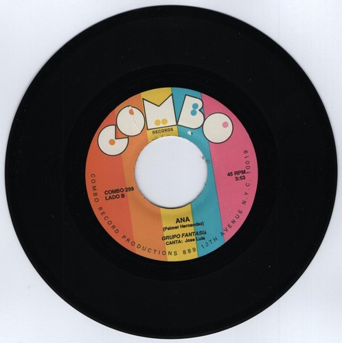 GRUPO FANTASIA Amame / Ana COMBO RECORDS 299 7" 45rpm Single - Picture 2 of 2