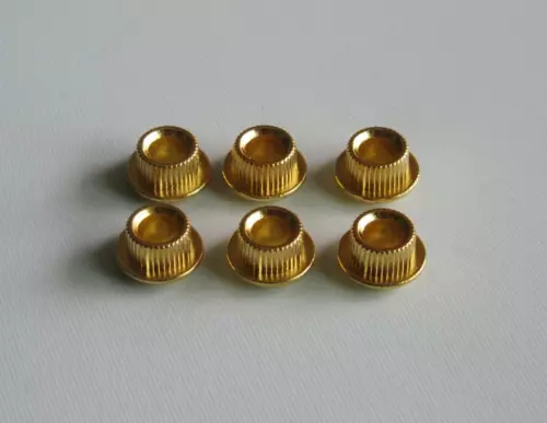 Gold METAL Guitar Conversion Bushings Adapter Ferrules for Vintage Tuning Keys
