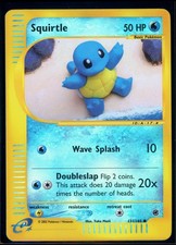 Pokemon EXPEDITION - #131/165 Squirtle - Reverse Holo - ENG - Near MInt