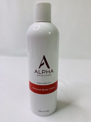 Alpha Skin Care Renewal Body Lotion with 6% Glycolic AHA 12oz
