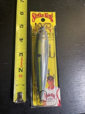 STRIKE KING KVD Sexy Dawg Topwater Lure HCKVDSD-514 Chrome Sexy Shad