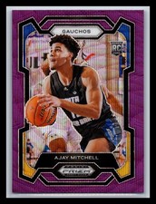 Ajay Mitchell UC Santa Barbara 2024 Panini Prizm Draft Picks #37 Purple Wave